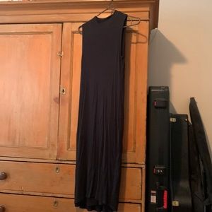 Gap mock neck sleeveless maxi dress